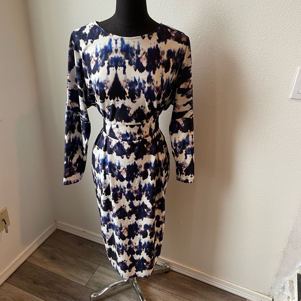 ASOS Office-Ready Dress in Abstract Pattern
